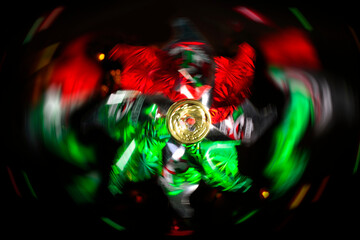 Fiestas patrias, celebraci&oacute;n, M&eacute;xico, Rehilete girando