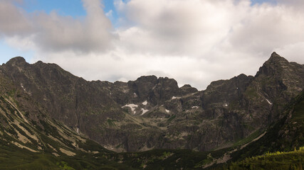 fine View in Polish mountains