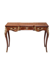 French Napoleon III mahogany desk