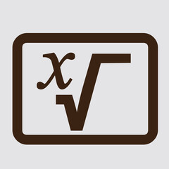 Square root icon