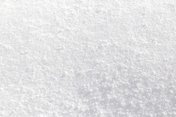 Cold natural fresh white snow background