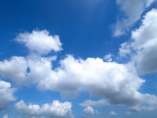 Obraz premium 東京の夏空と雲