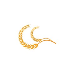 Agriculture wheat Logo
