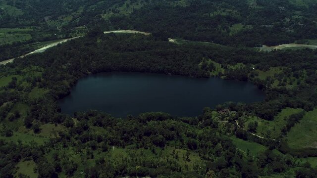 Aerial View Bonilla Lake, Costa Rica