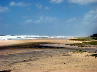 beach rough seas australia