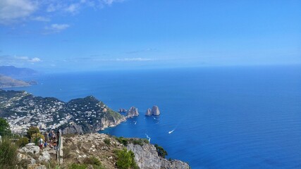 Obraz premium view from the top of the mountain