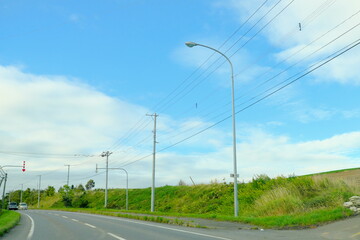自然あふれる街道