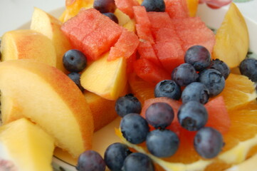 fruit salad with berries