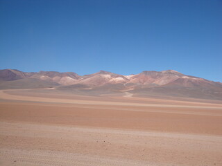 Fototapeta na wymiar South American Altiplano Picture Mountains Bolivia Peru