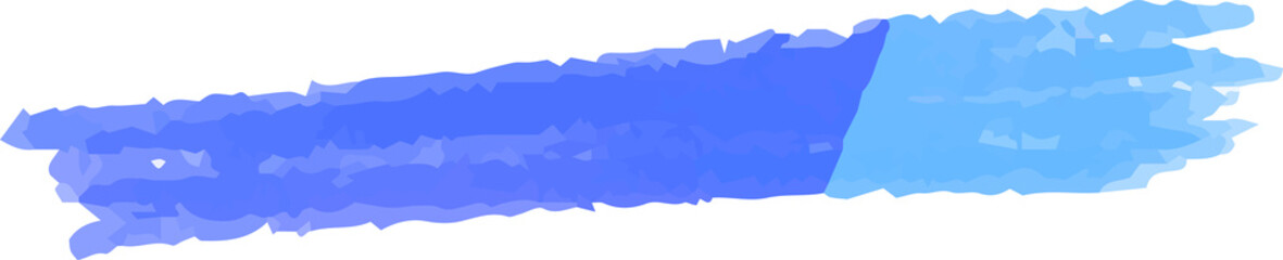 Horizontal pencil line using cold color watercolor texture