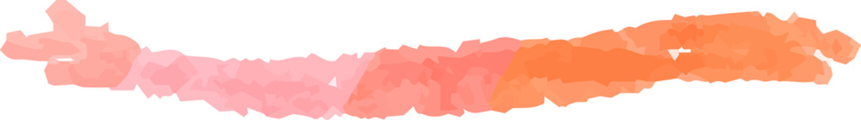 Horizontal pencil line using warm color watercolor texture