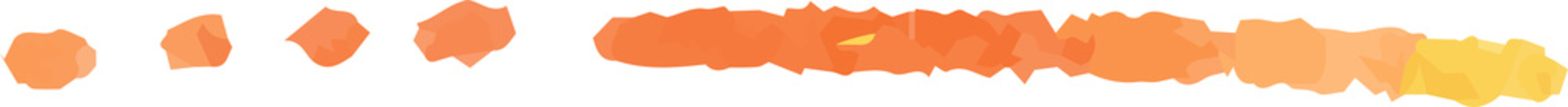 Horizontal pencil line using warm color watercolor texture