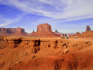 monument valley hikers