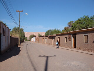San Pedro de Atacama village in south america
