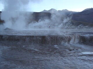 Thermal Geysers in the Atacama Desert, Chile