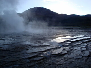 Thermal Geysers in the Atacama Desert, Chile