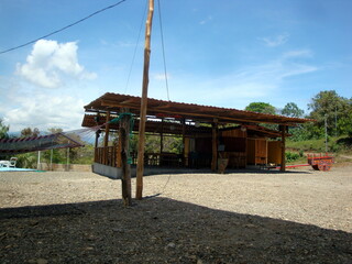 Beach and jungle, Antonio, Costa Rica, shack