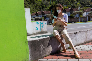 girl on the porch