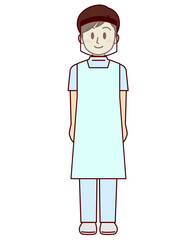 看護　女性　フェイスガード44