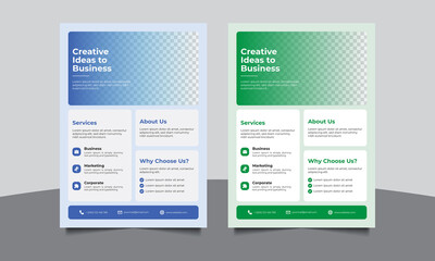 Creative corporate business flyer