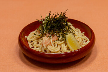 明太子のパスタ