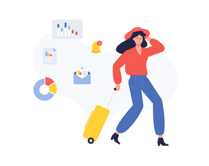 woman business character