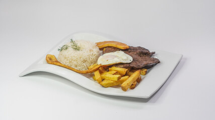 Bistec a lo pobre