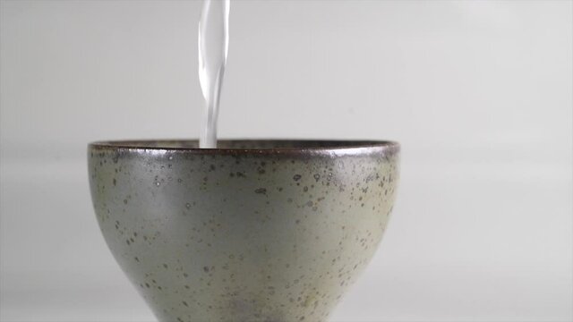 serving tequila in china pottery