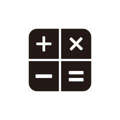 Obraz premium Calculator icon vector illustration symbol