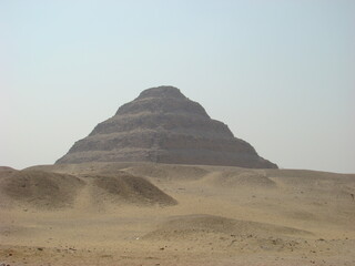 Fototapeta na wymiar step pyramid in egypt