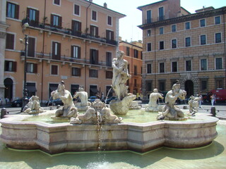 Obraz na płótnie Canvas Fountain in Rome