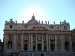 Fototapeta na wymiar St. Peters Basilica, Rome, Italy