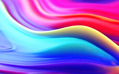 Colorful blue yellow red purple pink  glossy and shiny plastic abstract background.