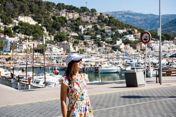 Mallorca island. Young woman in Mallorca mountains. © sapsan777