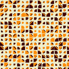 Abstract Color Halftone Dots generative art background illustration