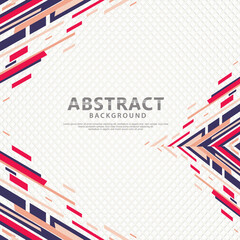 Obraz premium Futuristic and dynamic colorful lines ornament and texture modern pattern background