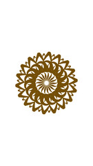 sunflower mandala, very suitable for wall decoration, symbols and others