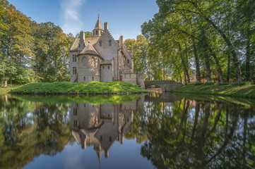 Fototapeta premium Château de Beauvoorde à Furnes en Belgique