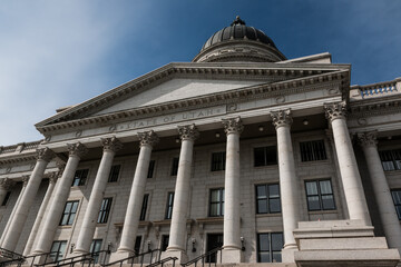 Fototapeta na wymiar The Utah State Capitol Building, Salt Lake City, Utah, USA