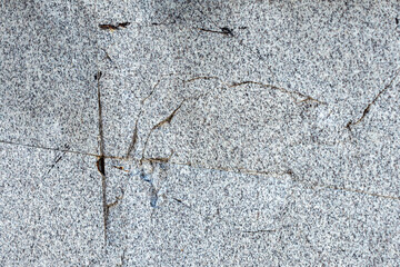 Cracked granite cladding tiles