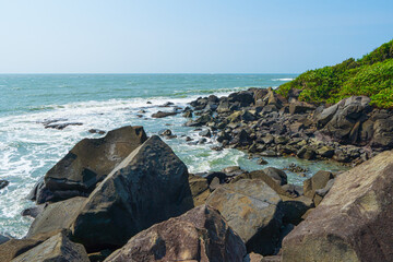 Linshanbi Trail at Sanzhi District in New Taipei City of Taiwan
