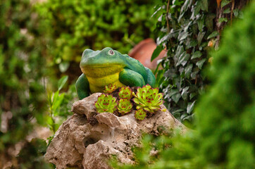 Beautiful green park in spa capital of the Balkans, Velingrad, Bulgaria