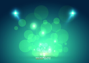 Bright stadium arena lights. Sports stadium with lights, eps 10.