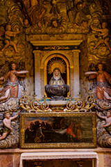 Fototapeta na wymiar Inmaculada Concepción , convento de Santa Clara de Palma, siglo XIII, Mallorca, Islas Baleares, España
