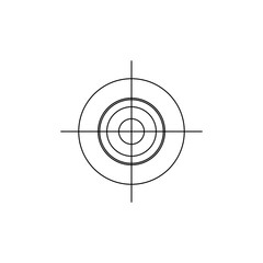 target icon design illustration
