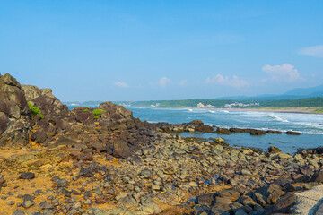 Linshanbi Trail at Sanzhi District in New Taipei City of Taiwan
