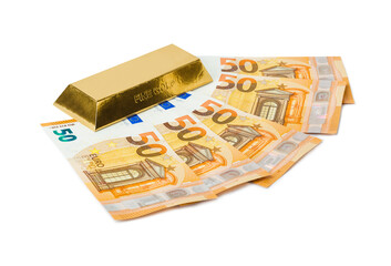 Gold and euro money