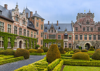 Fototapeta na wymiar Gaasbeek Castle in Brussels Belgium