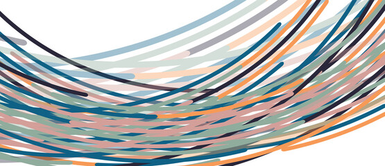 Аbstract moving colorful lines vector backgrounds for cover, placard, poster, banner or flyer