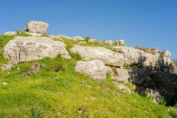 yacimiento arqueologico Son Fornes, época talayótica (1300-123 a. C.), Montuiri,   Comarca de Es Pla, Mallorca, Spain